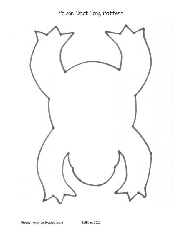 Выкройка жабки