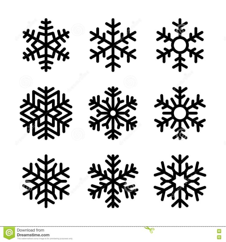 Снежинка вектор