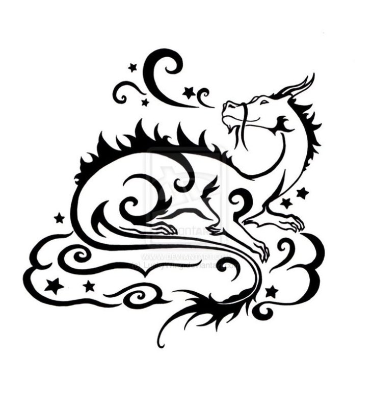 Рисунки для выжигания по дереву драконы