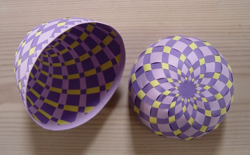 Объемный бумажный шар