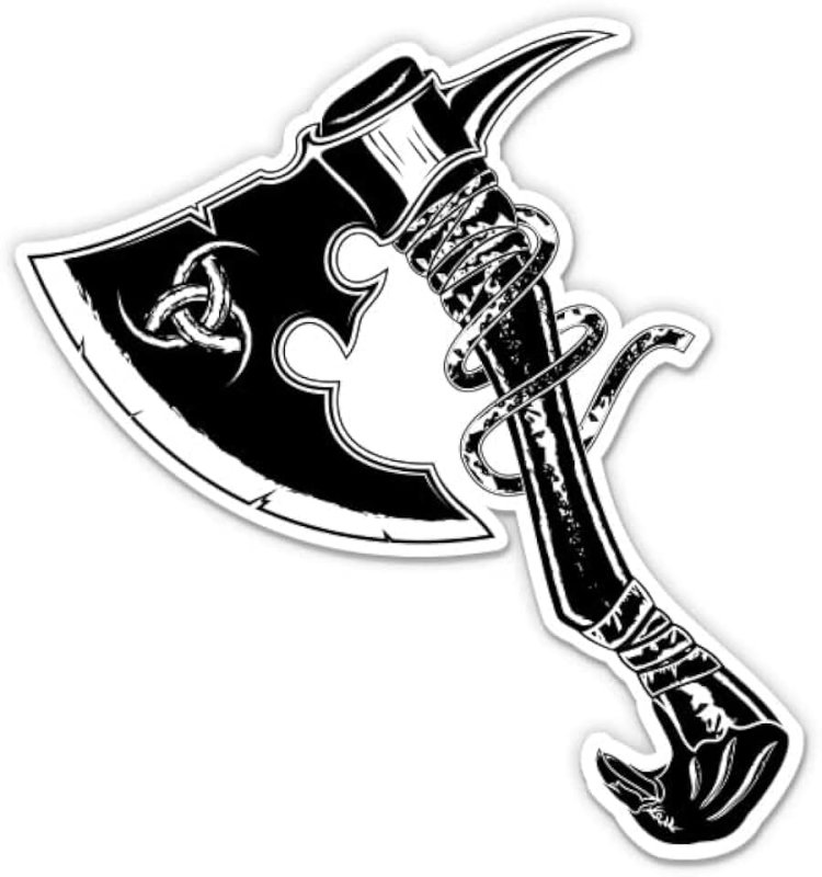 Татуировка топор викинга