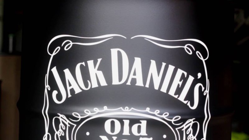 Трафарет Джек Дэниэлс на бочку