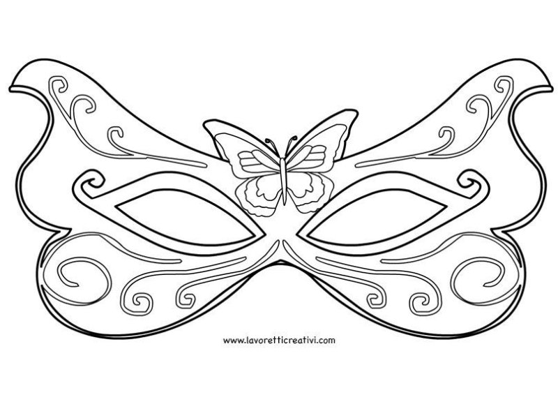 Маскарадные маски шаблоны для печати