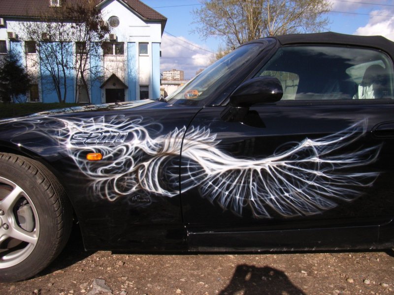Идеи аэрографии на авто