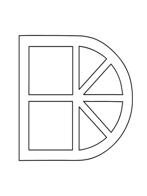 Окно раскраска для детей