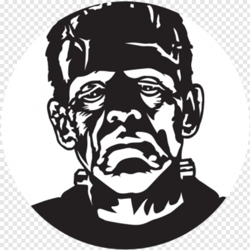 Франкенштейн черно белый