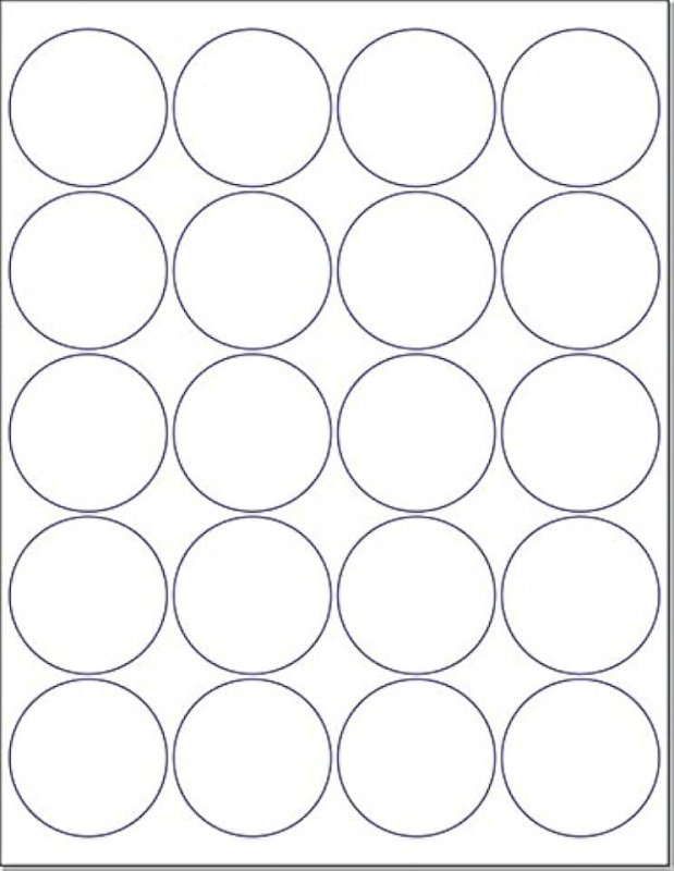 Трафарет круги