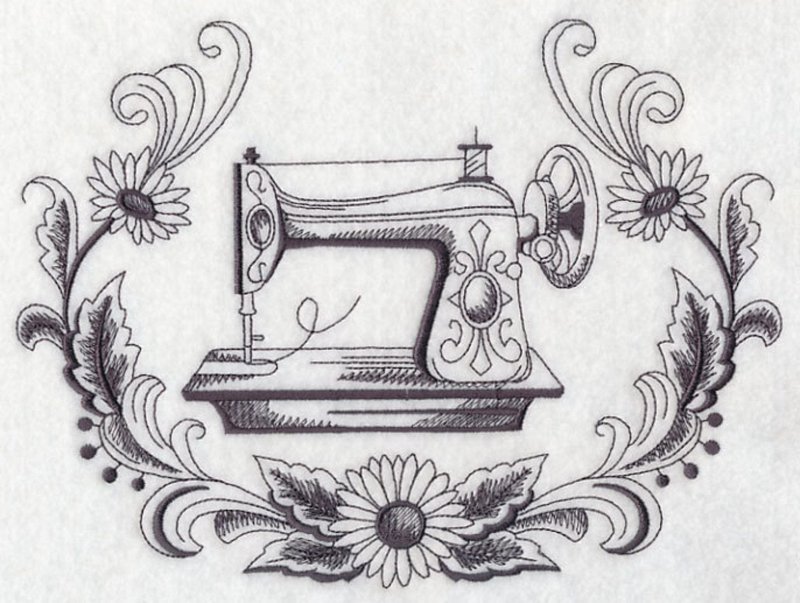 Узоры на швейной машинке