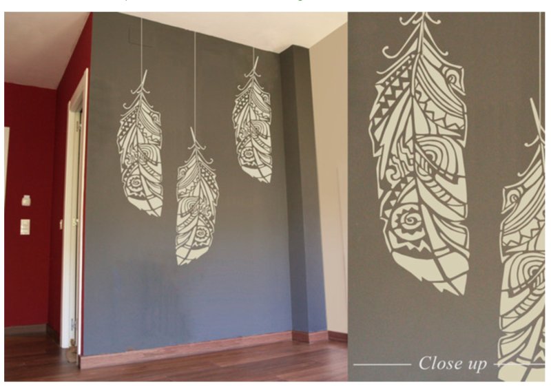 Трафарет для деревянных стен