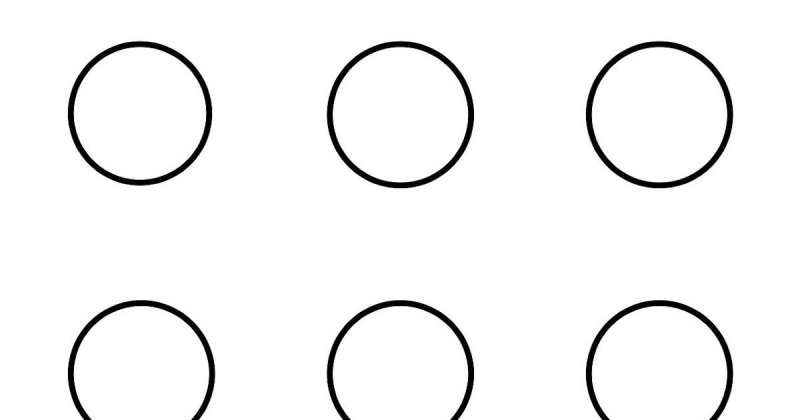 Трафарет для макаронс