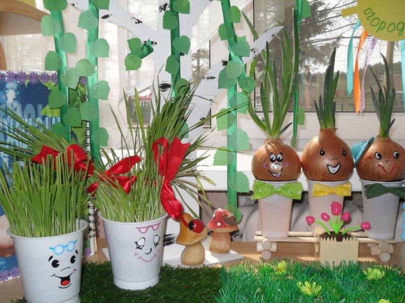 Огород на подоконнике