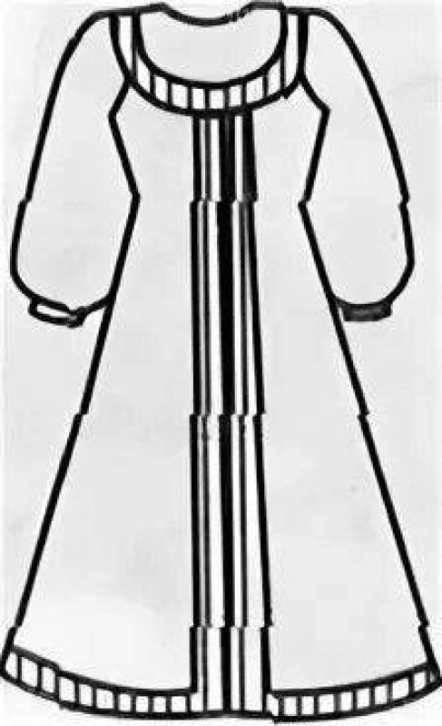 Рисование русского народного костюма