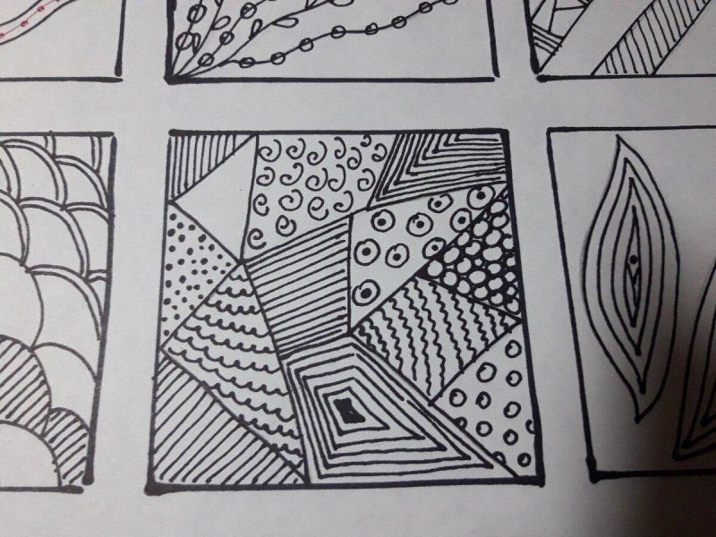 Стиль рисования Зентангл