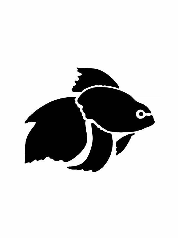 Трафарет "рыбки"