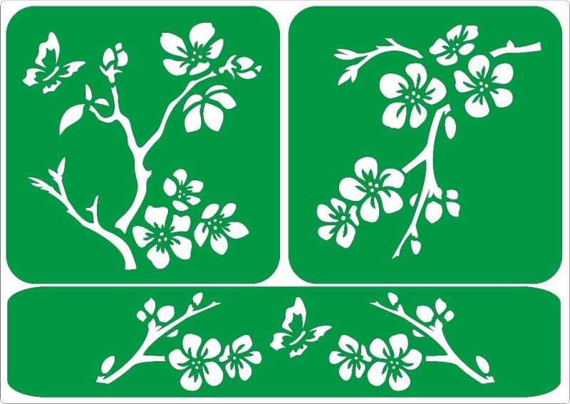 Трафарет для покраски мебели