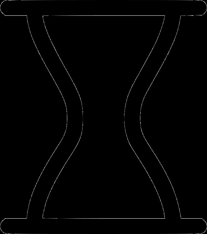 Силуэт песочных часов