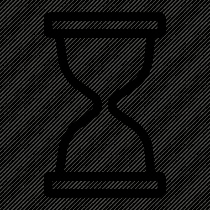 Песочные часы силуэт