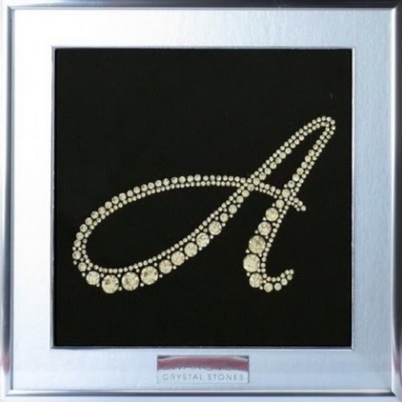 Буквы из страз