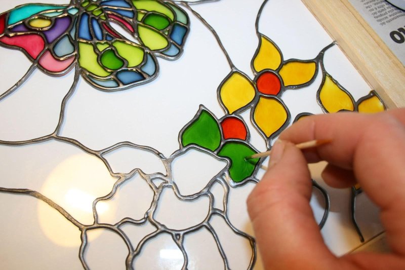 Витражи на стекле