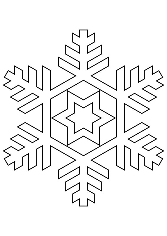 Снежинки на окна трафареты