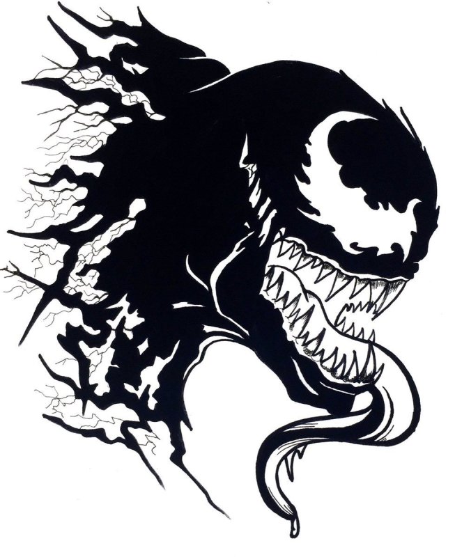 Веном Татуировка эскиз