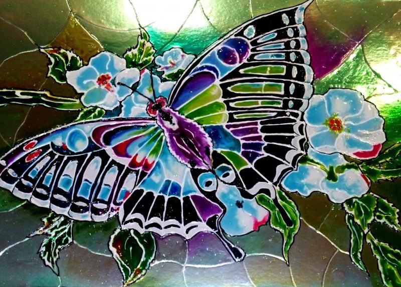 Витражи на стекле