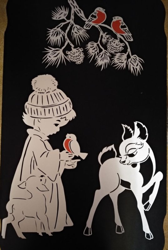 Сказочные вытынанки