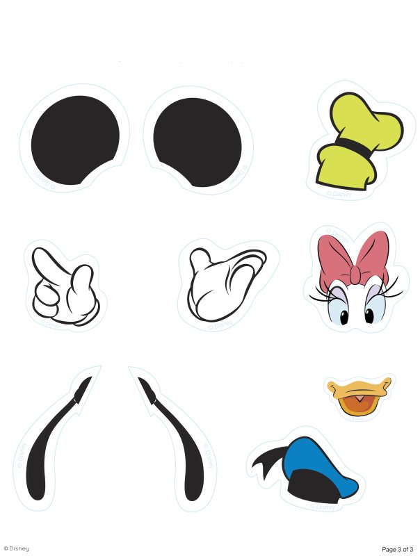 Глаза и нос для поделки