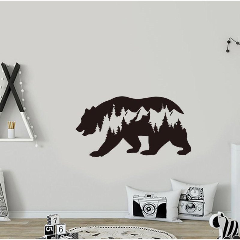 Интерьерные наклейки черные