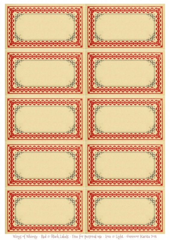 Ярлычки на баночки