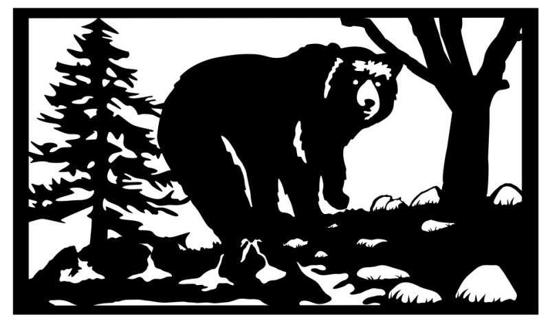 Медведь для лазерной резки