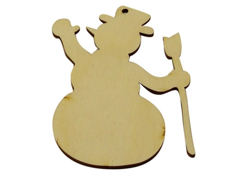 Снеговик заготовка из дерева