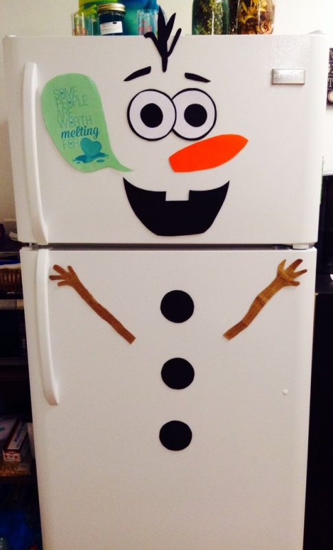 Снеговик из холодильника