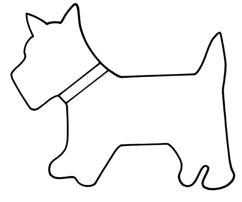 Трафареты собаки