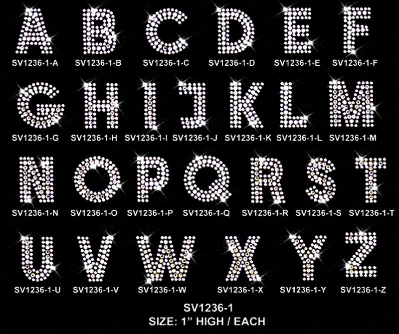 Бриллиантовые буквы