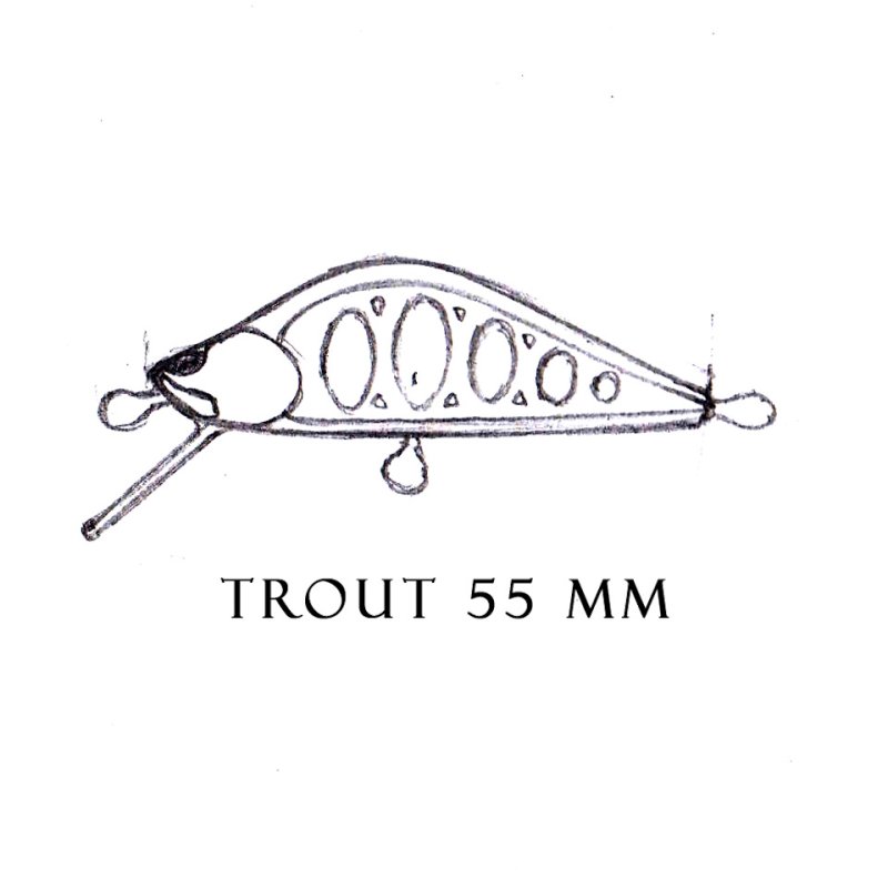 Воблер крэнк чертёж