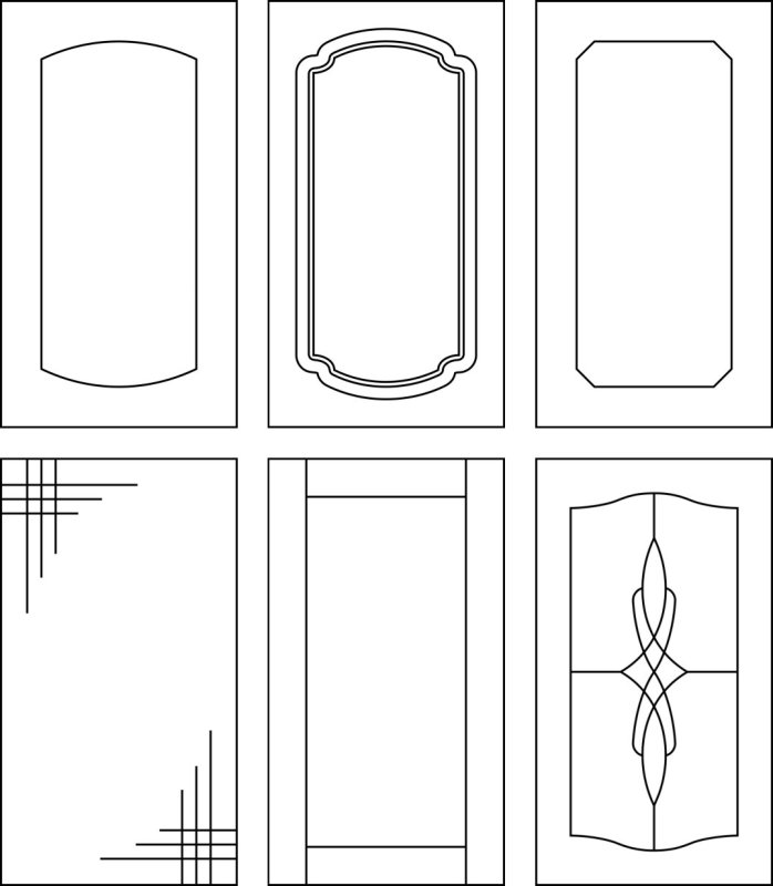 Фрезеровки фасадов МДФ