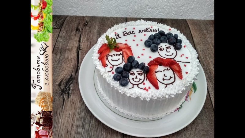 Торт с изображением лица