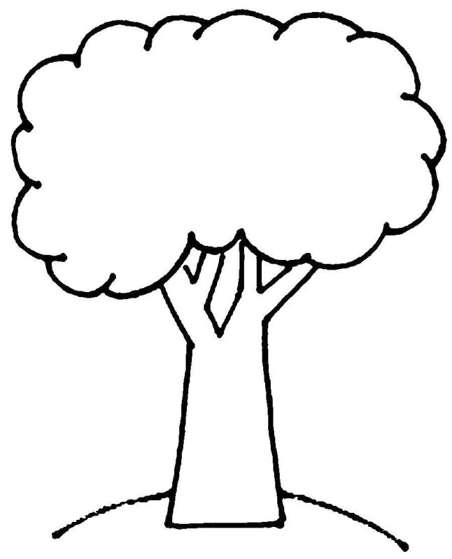 Трафарет "дерево"