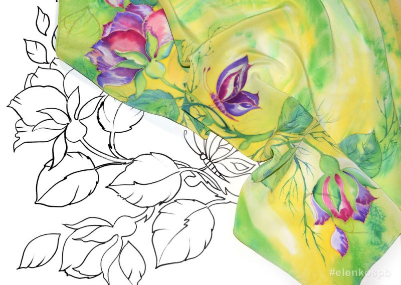 Батик эскизы