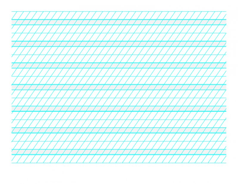 Косая линия а4 Линовка