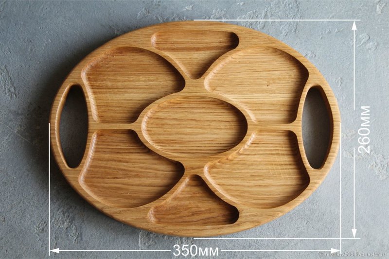 Менажница деревянная