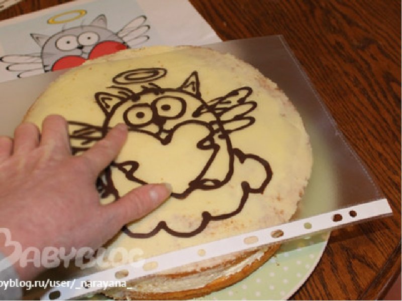 Торт рисунок