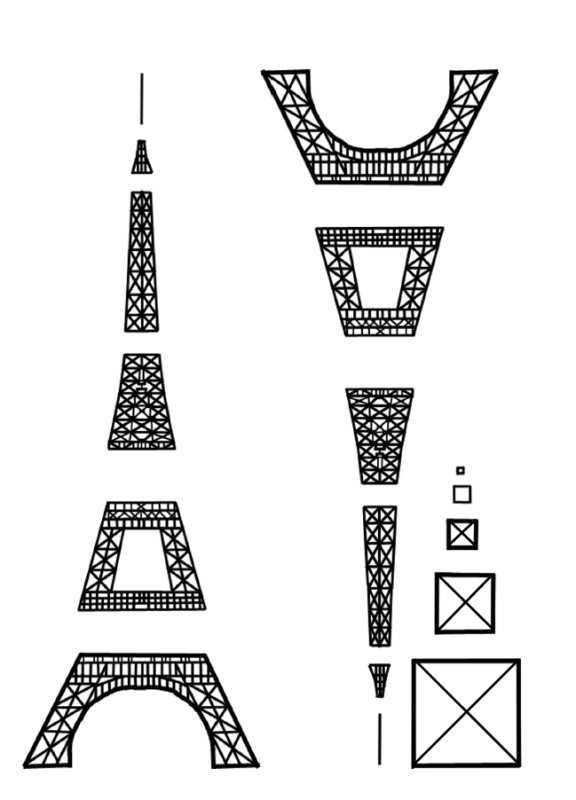 Эйфелева башня 3д ручкой