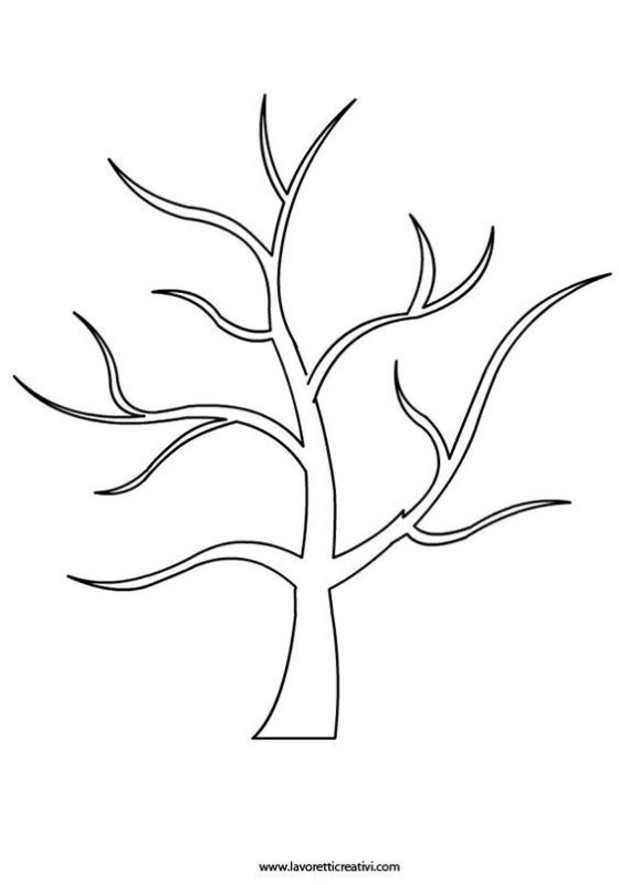 Ствол дерева для аппликации