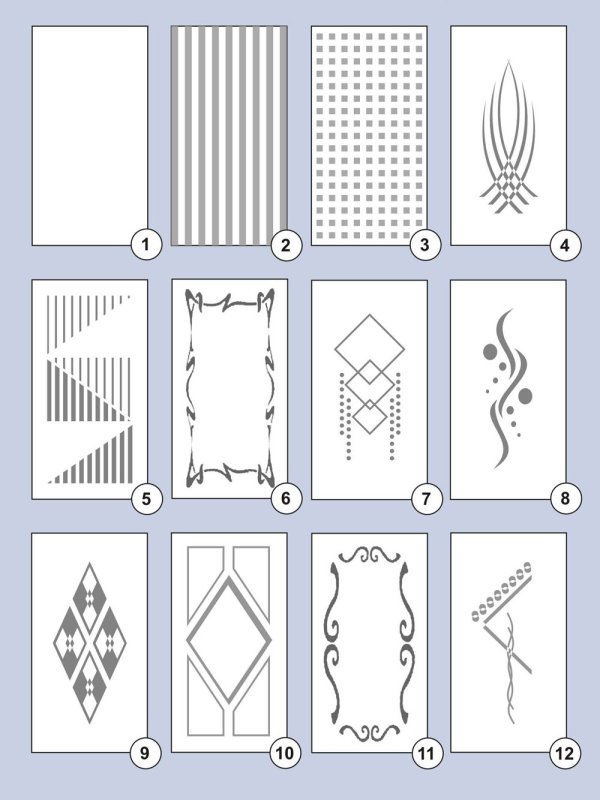 Трафарет для кухонных фасадов