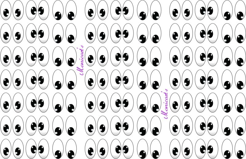 Глаза шаблоны для поделок