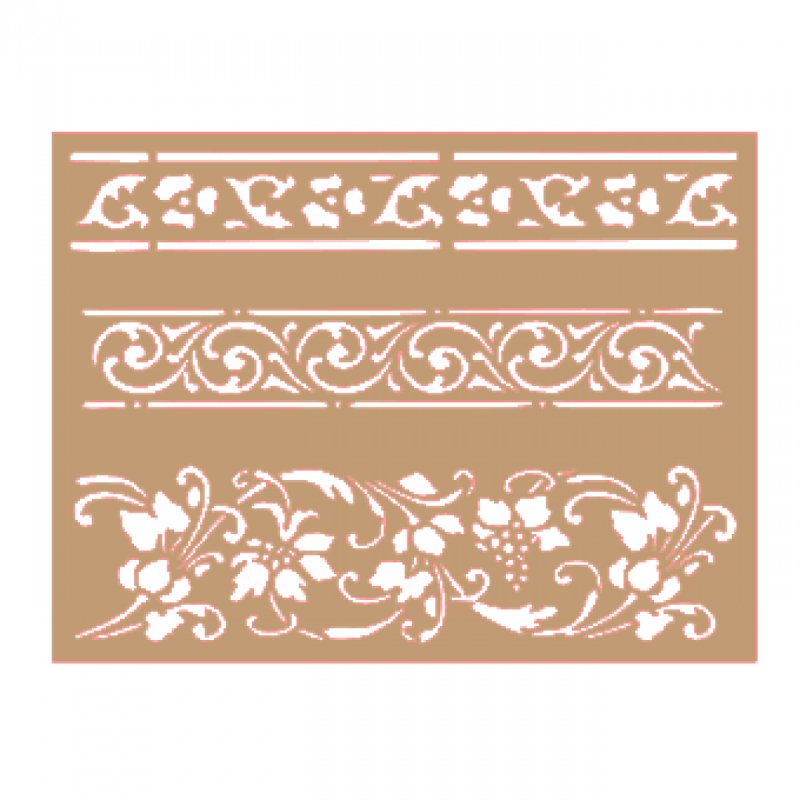 Узор бордюр