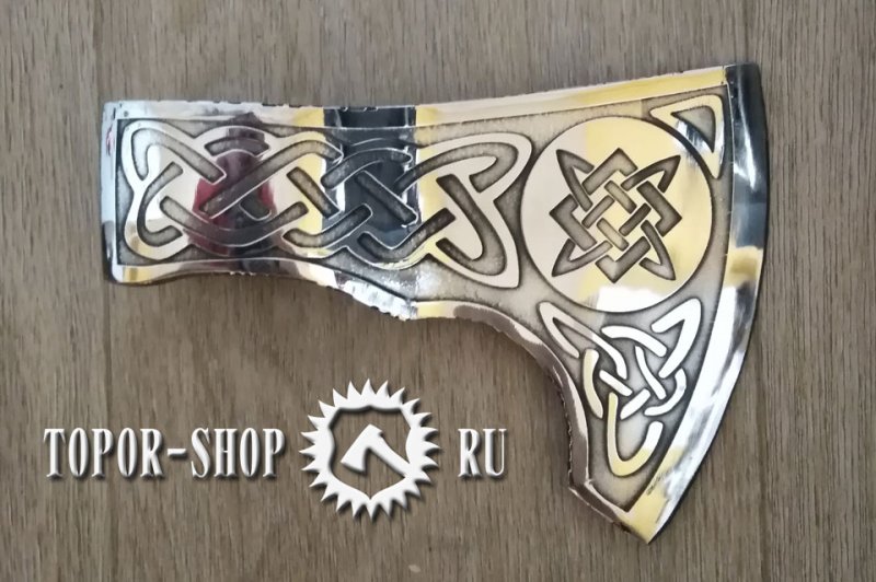 Наклейки для травления топора