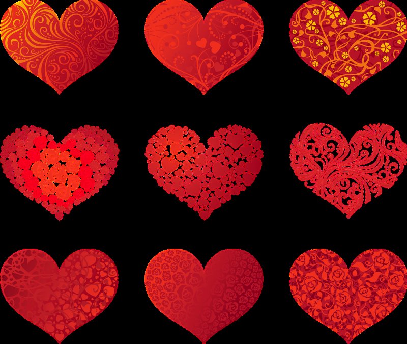 Сердечко шаблон